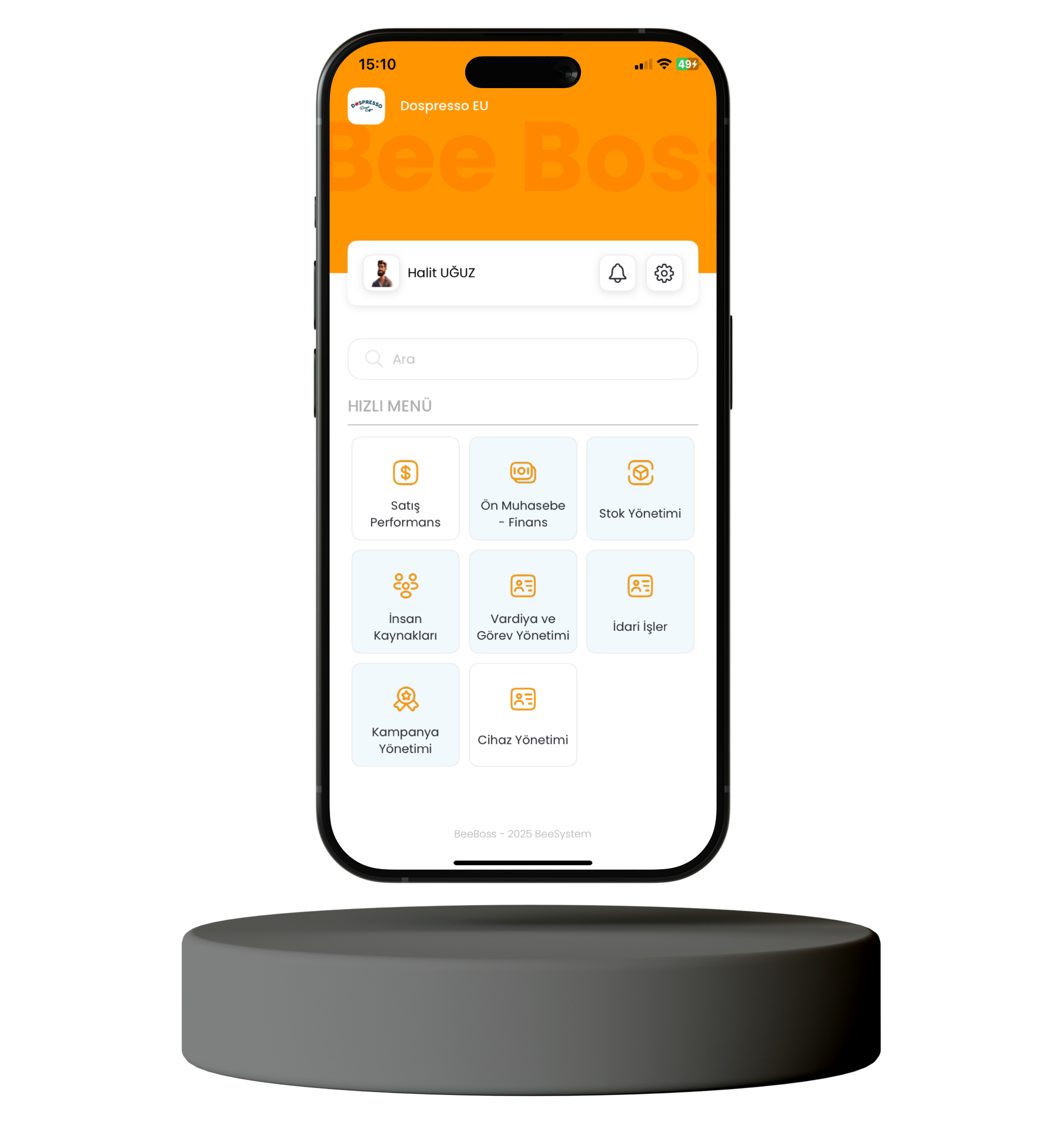 BeeBoss App Dijital Personel